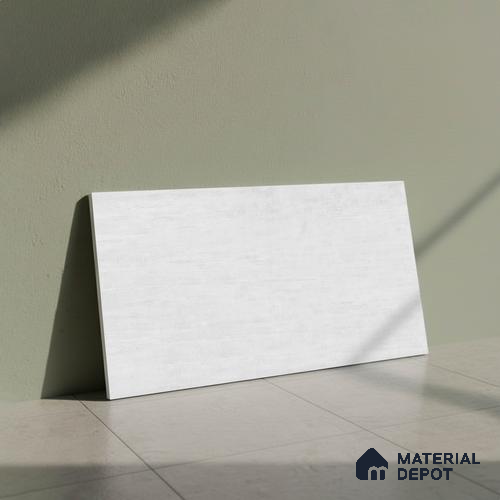 Cement Wall Tile TL 06486 B   24 inch x 12 inch Ceramic Matte Finish - 8 mm | Suitable for Accent / Feature Walls, Living Room, Bedroom, Bathroom, Kitchen Wall & Backsplashes