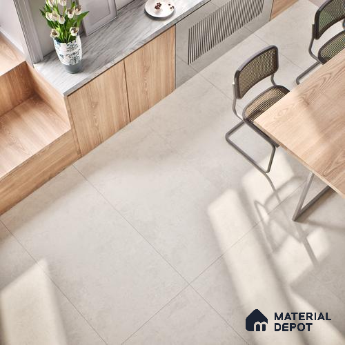 Stone Look Wall & Floor Tile TL 06614 B Neutral Bianco 4 ft x 2 ft Vitrified Matte Finish - 9 mm | Random 4 | Suitable for Living Room, Bedroom, Bathroom, Kitchen, Dining