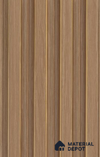 Honey Oak Wooden Louver PN 02716 C 8 ft x 4.6 inch Charcoal Panel - 10 mm | Suitable for Feature Wall, TV Unit & Living Room | Width is Subjected to 5% Variation