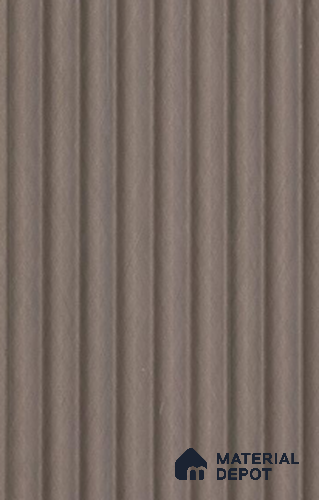 Taupe Grey Plain Colour Louver PN 02719 B 8 ft x 4.7 inch Charcoal Panel - 12 mm | Suitable for Feature Wall, TV Unit & Living Room | Width is Subjected to 5% Variation