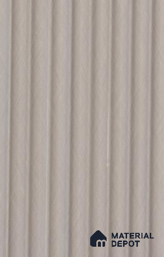 Dove Grey Plain Colour Louver PN 02719 G 8 ft x 4.7 inch Charcoal Panel - 12 mm | Suitable for Feature Wall, TV Unit & Living Room | Width is Subjected to 5% Variation