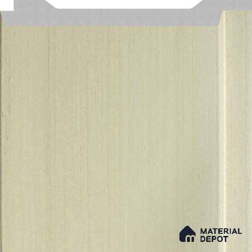 Soft Cream Wooden Louver PN 02735 E 8 ft x 4.8 inch Charcoal Panel - 12 mm | Suitable for Feature Wall, TV Unit & Living Room | Width is Subjected to 5% Variation