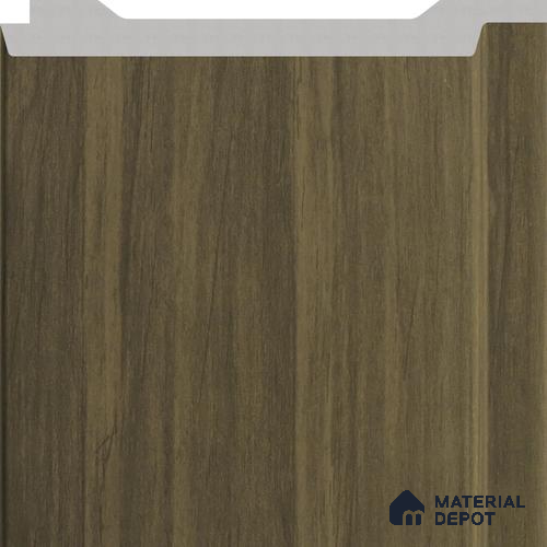 Dark Olive Wooden Louver PN 02735 G 8 ft x 4.8 inch Charcoal Panel - 12 mm | Suitable for Feature Wall, TV Unit & Living Room | Width is Subjected to 5% Variation