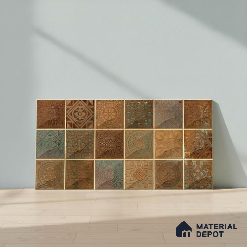 Mosaic Wall Tile TL 06502 24 inch x 12 inch Ceramic Sugar Finish - 8 mm | Suitable for Accent / Feature Walls & Bathroom Wall