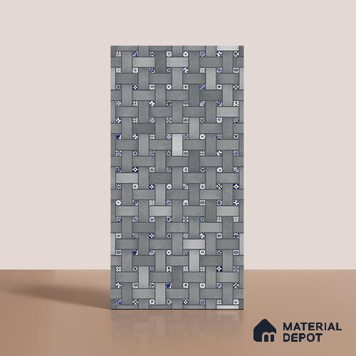 Patterned Look Floor & Wall Tile TL 09726 B 4 ft x 2 ft Vitrified Matte Finish - 9 mm