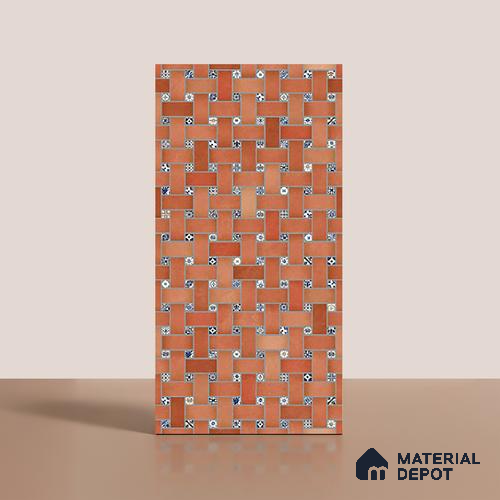 Patterned Look Floor & Wall Tile TL 09726 4 ft x 2 ft Vitrified Matte Finish - 9 mm
