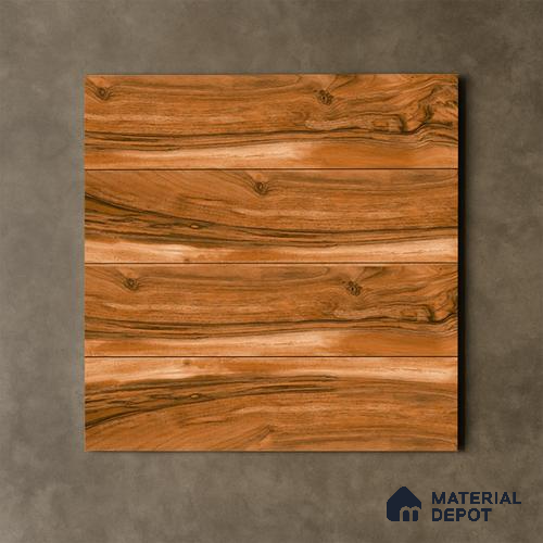 TL 00581 Brown Wine 2 ft x 2 ft Matte Finish Digital Porcelain Floor & Wall Tile - 9.5 mm