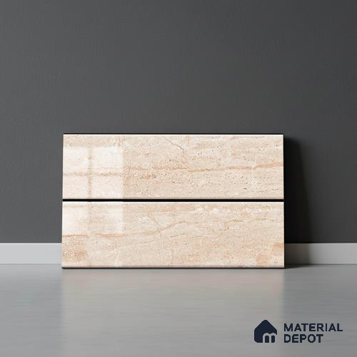 TL 01905 A Butter Light 18 x 12 inch Glossy Finish Ceramic Wall Tile - 6 mm