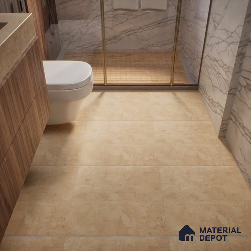 TL 01492 Chamoisee Brown 2 ft x 2 ft Matte Finish Wall and Floor Porcelain Tile - 9 mm