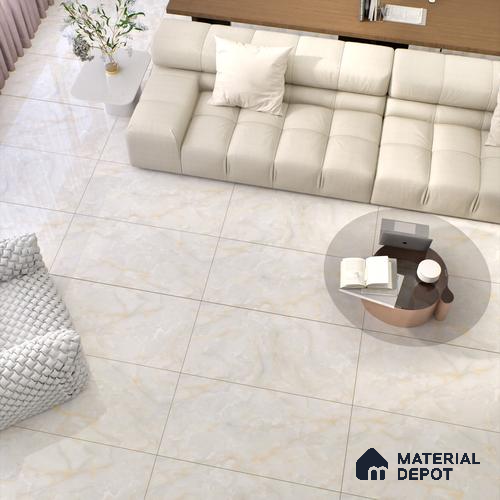 Budget Friendly Marble Floor & Wall Tile Value For Money TL 05584 Onyx Carolina 4 ft x 2 ft - Vitrified Glossy Finish -9 mm | 4 Random Design | Suitable for Living Room, Bedroom & Bathroom