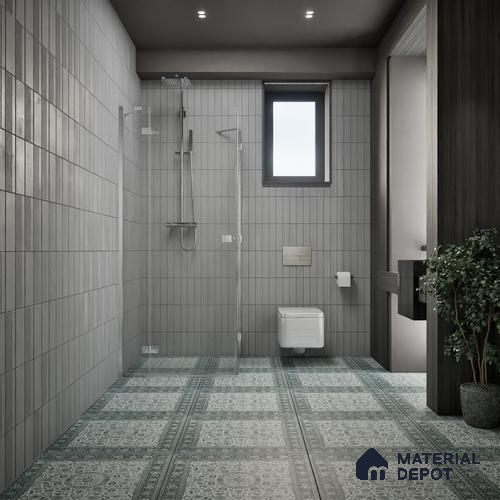 Moroccan Wall & Floor Tile TL 00902 Carpet 2 ft x 2 ft Matte Finish Vitrified Tile - 9 mm | Suitable For Kitchen, Bathroom, Dining Area | Please Expect a Slight Variation of Pattern