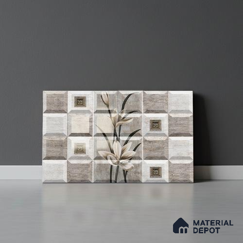 Budget Friendly Highlighter Wall Tile Value For Money TL 01918 B 18 x 12 inch - Ceramic Glossy Finish -6 mm | Suitable for Kitchen & Bathroom