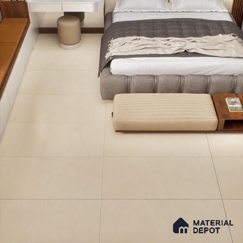Cement Floor & Wall Tile TL 06132 C Eternity Mist Grande 4 ft x 2 ft Vitrified Colour Body Matte Finish - 9 mm | Suitable For Living Room, Bedroom, Bathroom, Kitchen