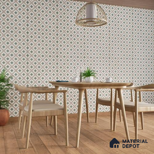 Highlighter Wall Tile TL 05516 B Prestige Regal Mocha Decor 2 ft x 4 ft Vitrified Glue Matte Finish - 9 mm  | Suitable for Living Room, Bedroom, Bathroom