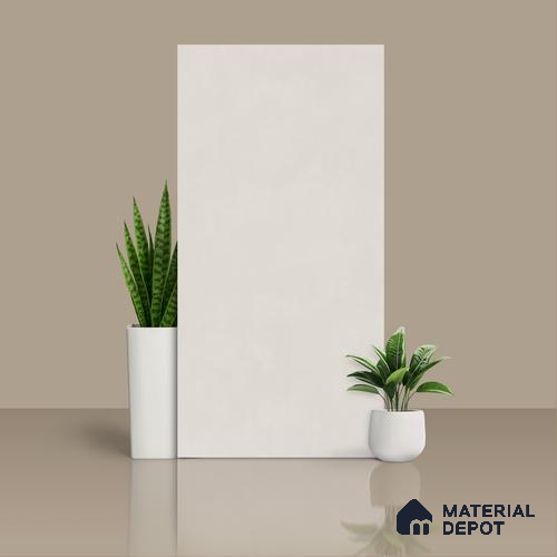 Cement Wall & Floor Tile TL 06179 Lemmy Silver 4 ft x 2 ft Vitrified Lustera Effect Feather Feel Matte Finish - 8.5 mm | 11 Random Design | Suitable for Living Room, Bedroom, Bathroom | Image 2