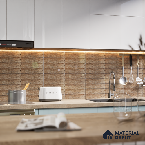 TL 03727 Ceniza 300x75 mm Matte Finish Ceramic Wall  Subway Tile - 10 mm