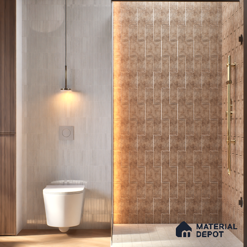 TL 03727 Ceniza 300x75 mm Matte Finish Ceramic Wall  Subway Tile - 10 mm