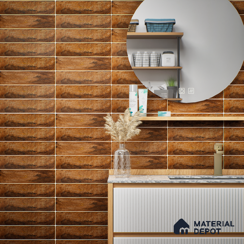 TL 03727 M Terra 300x75 mm Matte Finish Ceramic Wall  Subway Tile - 10 mm
