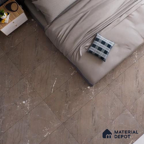 Marble Floor & Wall Tile TL 05616 Choco Polenta 4 ft x 2 ft Matte Finish Vitrified Tile - 9 mm