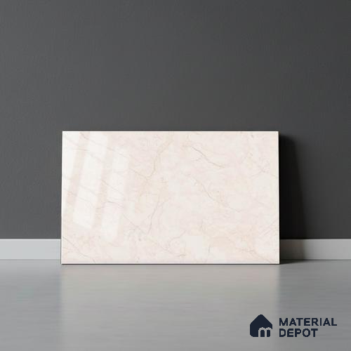 TL 01900 C Buttercream Light 18 x 12 inch Glossy Finish Ceramic Wall Tile - 6 mm