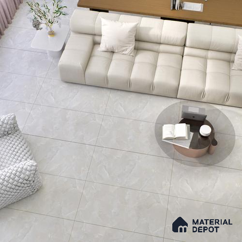 Marble Look Wall & Floor Tile TL 06637 Rose Onyx Crema Glit 4 ft x 2 ft Vitrified Matte Finish - 9 mm | (Random 6) | Suitable for Living Room, Bedroom, Bathroom, Kitchen, Office, Elevation & Dining
