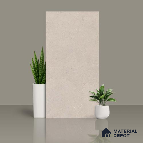 Stone Look Wall & Floor Tile TL 06642 C Fontana Sand Glit 4 ft x 2 ft Vitrified Matte Finish - 9 mm | (Random 5) | Suitable for Living Room, Bedroom, Bathroom, Kitchen, Office, Elevation & Dining