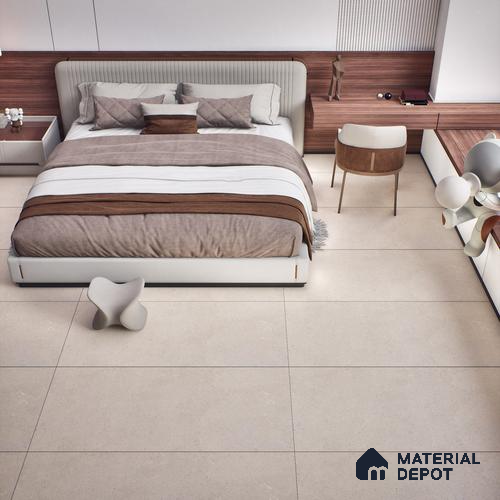 Stone Look Wall & Floor Tile TL 06642 C Fontana Sand Glit 4 ft x 2 ft Vitrified Matte Finish - 9 mm | (Random 5) | Suitable for Living Room, Bedroom, Bathroom, Kitchen, Office, Elevation & Dining