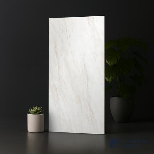 Marble Floor & Wall Tile TL 08537 | Amolite 4 ft x 2 ft Sugar Matte Finish Porcelain Tile - 9 mm | 4 Random Design | Suitable for Living Room, Bedroom, Bathroom & Kitchen