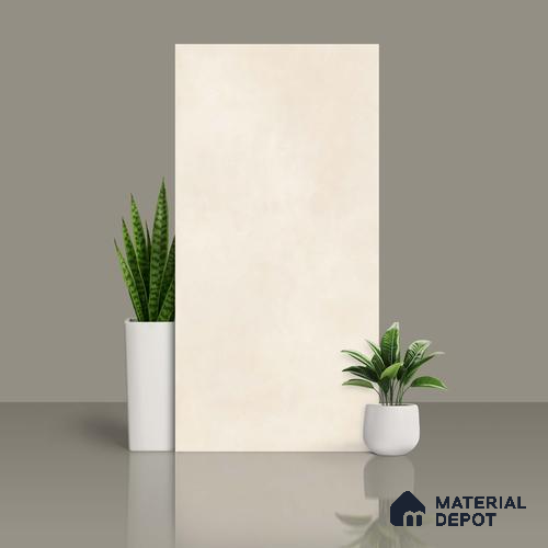 Stone Look Wall & Floor Tile TL 06615 C Terre Avorio 4 ft x 2 ft Vitrified Matte Finish - 9 mm | Random 3 | Suitable for Living Room, Bedroom, Bathroom, Kitchen, Dining