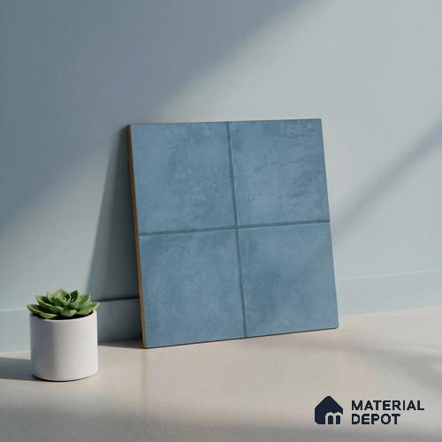 Rustic Wall & Floor Tile TL 01534 A Tripoli Blue 300 x 300 mm Ceramic Anti Skid Matte Finish Bathroom Tile - 8 mm