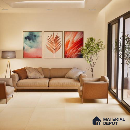 TL 05623 B Orange Vartus 1200x600 mm Matte Finish Floor & Wall Tile - 9 mm