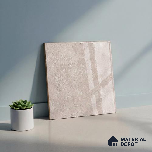 Terrazzo Floor Tile TL 01774 D Floor Livid Cream 12 x 12 inch Matte Finish Ceramic Anti Skid Matching Floor Tile - 7 mm