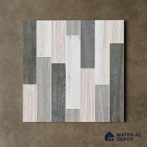 TL 00459 Dim Grey 2 ft x 2 ft Matte Finish Digital Porcelain Floor & Wall Tile - 9.5 mm