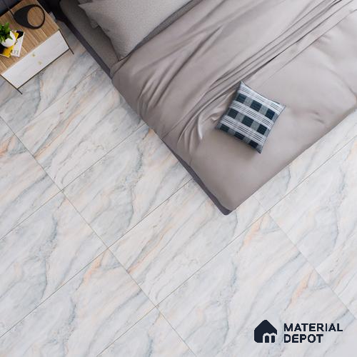 Marble Floor & Wall Tile TL 02177 Dior Blue 4 ft x 2 ft Prima Glossy Finish Vitrified Tile - 9 mm (Random 3)