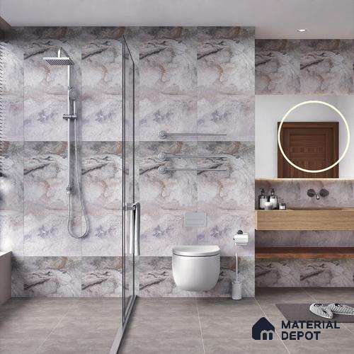 TL 04452 Dolomine Grey 4 ft x 2 ft Digital Punch Matte Finish Vitrified Tile - 9 mm