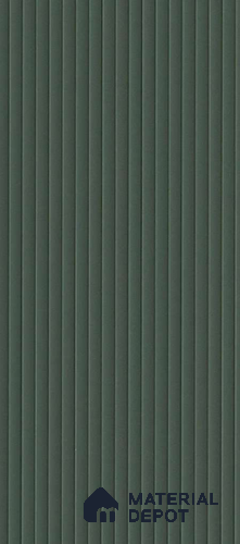 Fluted Solid Color Look LM 18504 Kombu Green 8 ft x 4 ft Solid Textured Finish Anti Fingerprint Decorative Thermo Laminate - 1 mm | Suitable for Suitable for Bedroom, TV Unit, Wardrobe, Kitchen Cabinet | Matching Edgeband EB 346 ST08