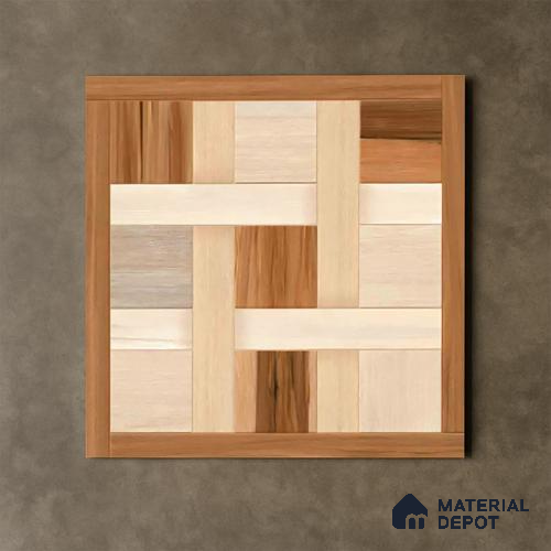 TL 00457 Dun Brown 2 ft x 2 ft Matte Finish Digital Porcelain Floor & Wall Tile - 9.5 mm
