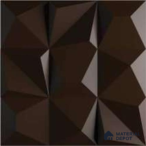 3D Wall Tile TL 01457 B Dusk Brown Décor 300 x 300 mm Ceramic Glazed Matte Finish Tile - 9 mm