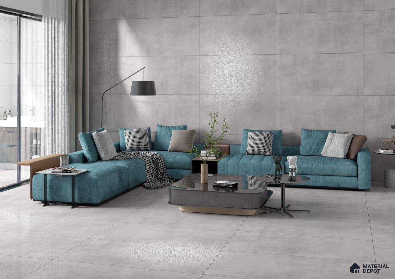 Modern Industrial Living Room | Material Depot