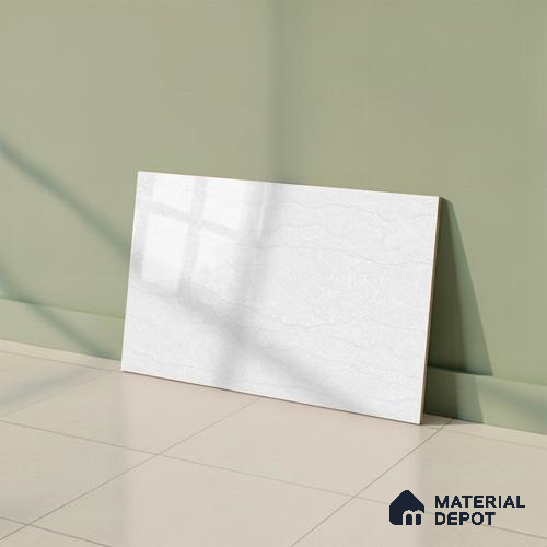 TL 01917 A Eggshell Light 18 x 12 inch Glossy Finish Ceramic Wall Tile - 6 mm