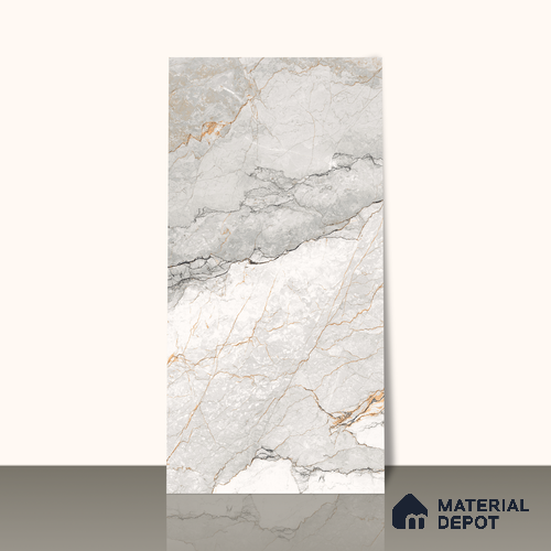 Endless Wall & Floor Tile TL 06200 Lumina Ivory Blossom 4 ft x 2 ft Vitrified Glossy Finish - 9 mm (Random Design 4) | Suitable for Living Room, Bedroom, Bathroom & Kitchen