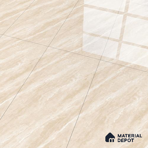 Budget Friendly Endless Wall & Floor Tile Value for Money TL 05950 Terravia Dezzora 4 ft x 2 ft - Vitrified Endless Glossy Finish - 8.5 mm | 4 Random Designs | Suitable for Living Room, Bedroom & Bathroom