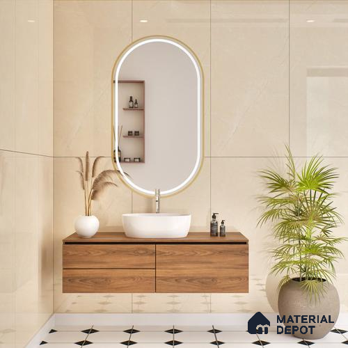 Budget Friendly Endless Wall & Floor Tile Value for Money TL 05942 Terravia Recrea 4 ft x 2 ft - Vitrified Endless Glossy Finish - 8.5 mm | 7 Random Designs | Suitable for Living Room, Bedroom & Bathroom