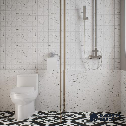 Endless Wall Tile TL 06003 C 26005 GL B Subway 2 ft x 1 ft Ceramic Glue Matte Finish - 7.5 mm | Suitable For Kitchen, Bathroom