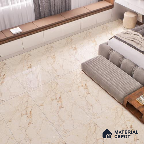 TL 00996 Espen Crema 1200x600 mm Glossy Finish Vitrified Wall & Floor Tile - 9 mm