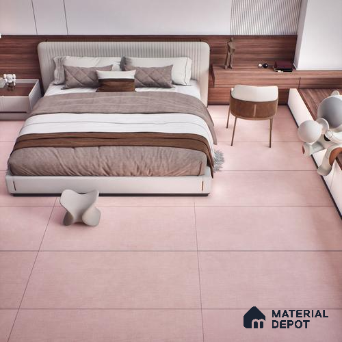 Fabric Wall & Floor Tile TL 06092 C Fabrica Flamingo 4 ft x 2 ft Vitrified Matte Finish - 9 mm | 8 Random Design | Suitable For Living Room, Bedroom, Bathroom, Kitchen