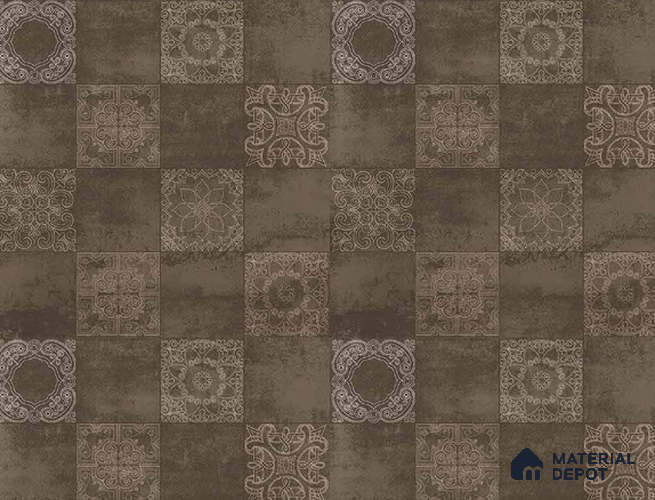 TL 00889 B Fantasy Moka Highlighter 600 x 600 mm Carving Matte Finish Tile
