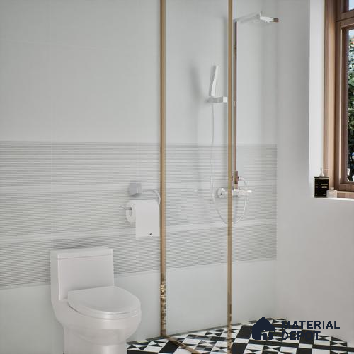 Faux Subway Wall Tile TL 05383 B Miraq Liner Arctic White 2 ft x 1 ft Ceramic Matte Finish - 8 mm | Suitable For Kitchen, Bathroom Walls and Backsplashes | Image 06