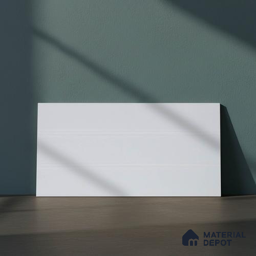 Faux Subway Wall Tile TL 05385 C Miraq Chalk White 2 ft x 1 ft Ceramic Matte Finish - 8 mm | Suitable For Kitchen, Bathroom Walls and Backsplashes | Please Expect a Slight Variation of Pattern