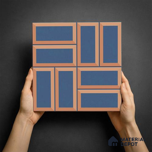 Faux Subway Wall Tile TL 06328 B  Sharpstone 12 inch x 12 inch Ceramic Matte Finish - 9.5 mm | Suitable for Accent / Feature Walls, Bathroom, Kitchen Wall & Backsplashes | Please Expect a Slight Variation of Pattern